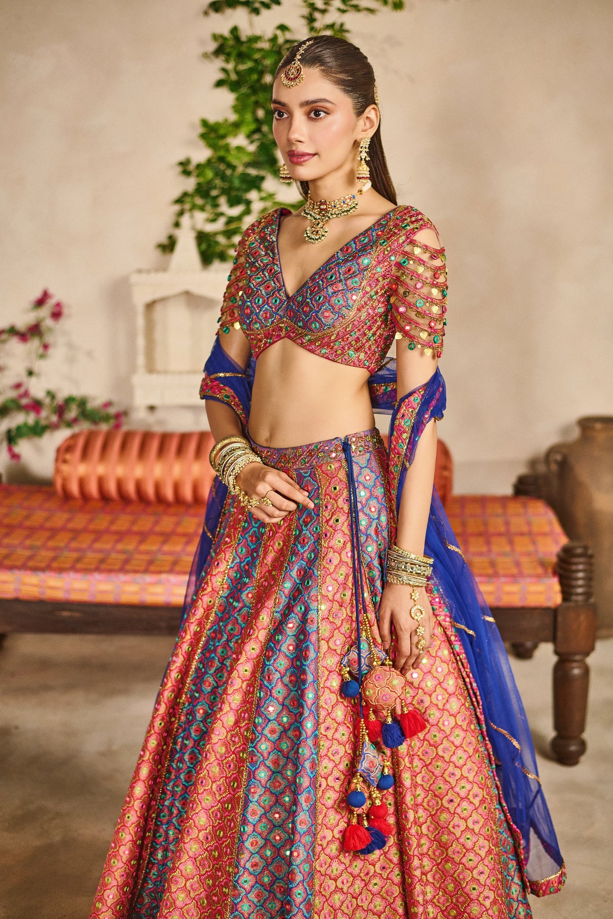 Banjaran banno trinkle lehenga set