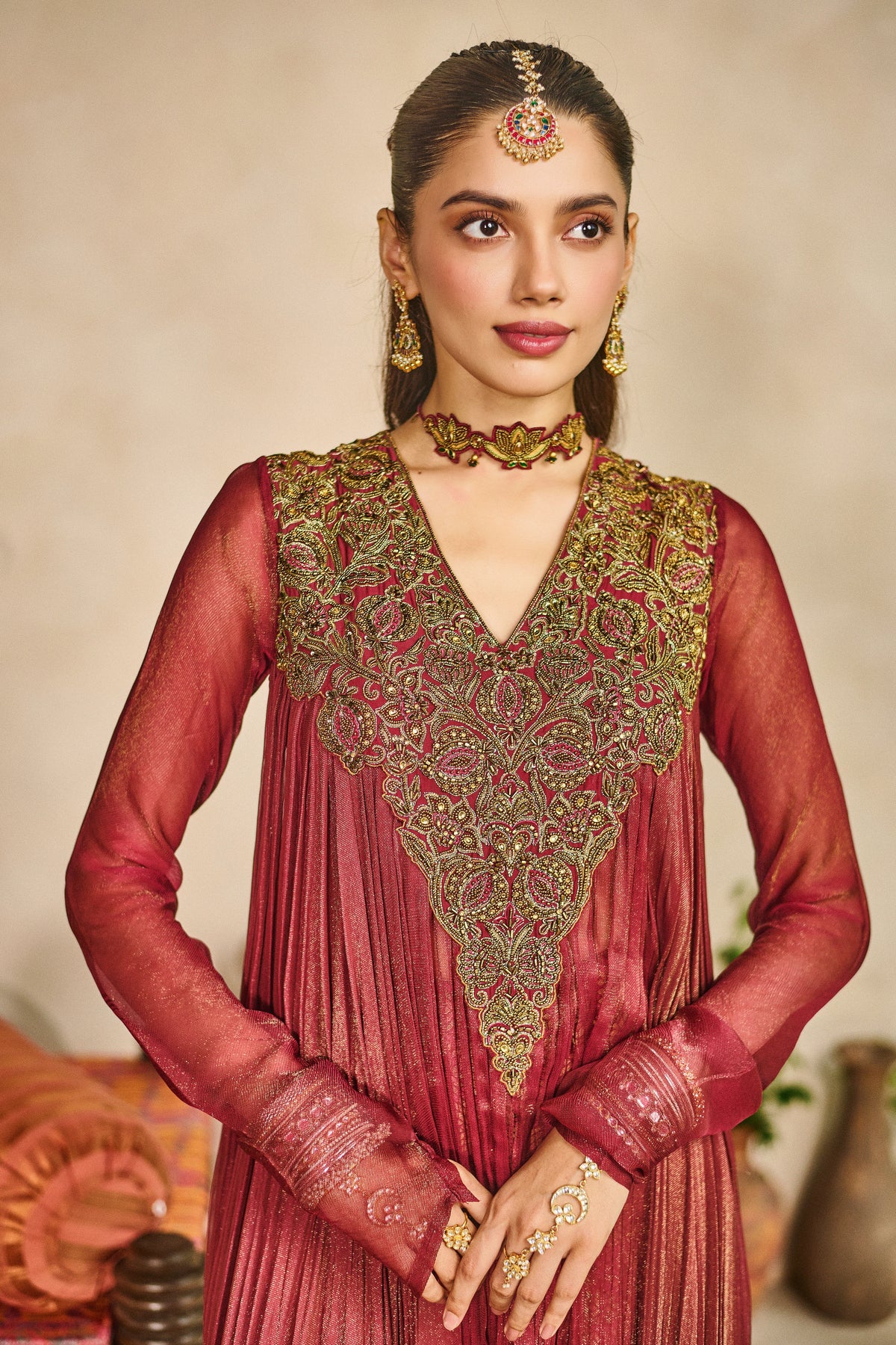 Naqsh lehar kurta pant set