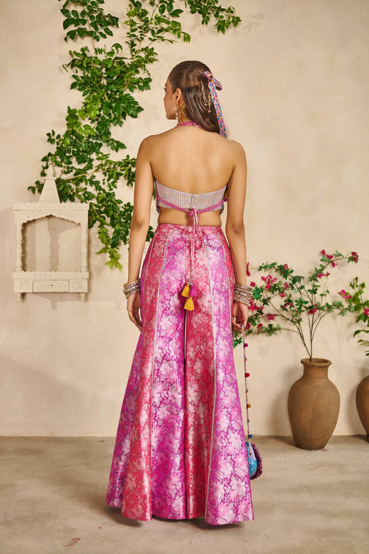 Rangsaaz dori top garara set