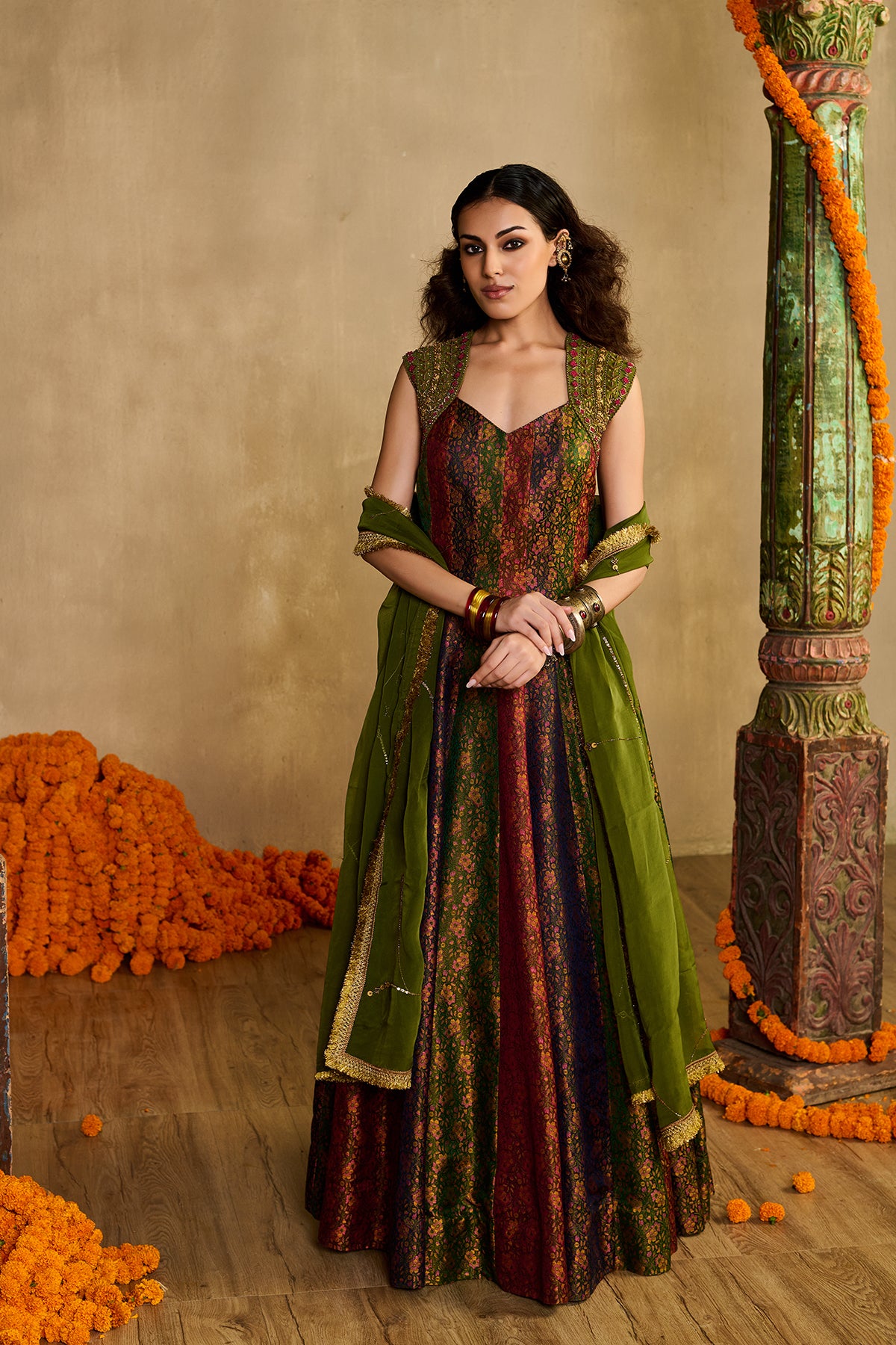 Banjaran Anarkali kurta set