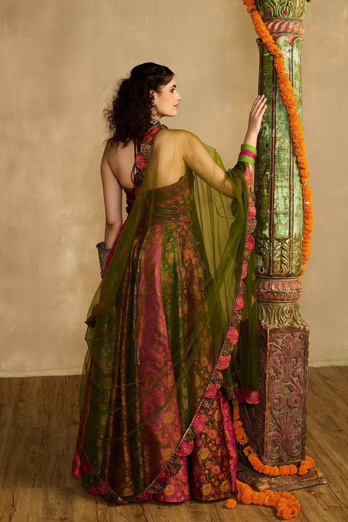 Ruh Rang corset lehenga set