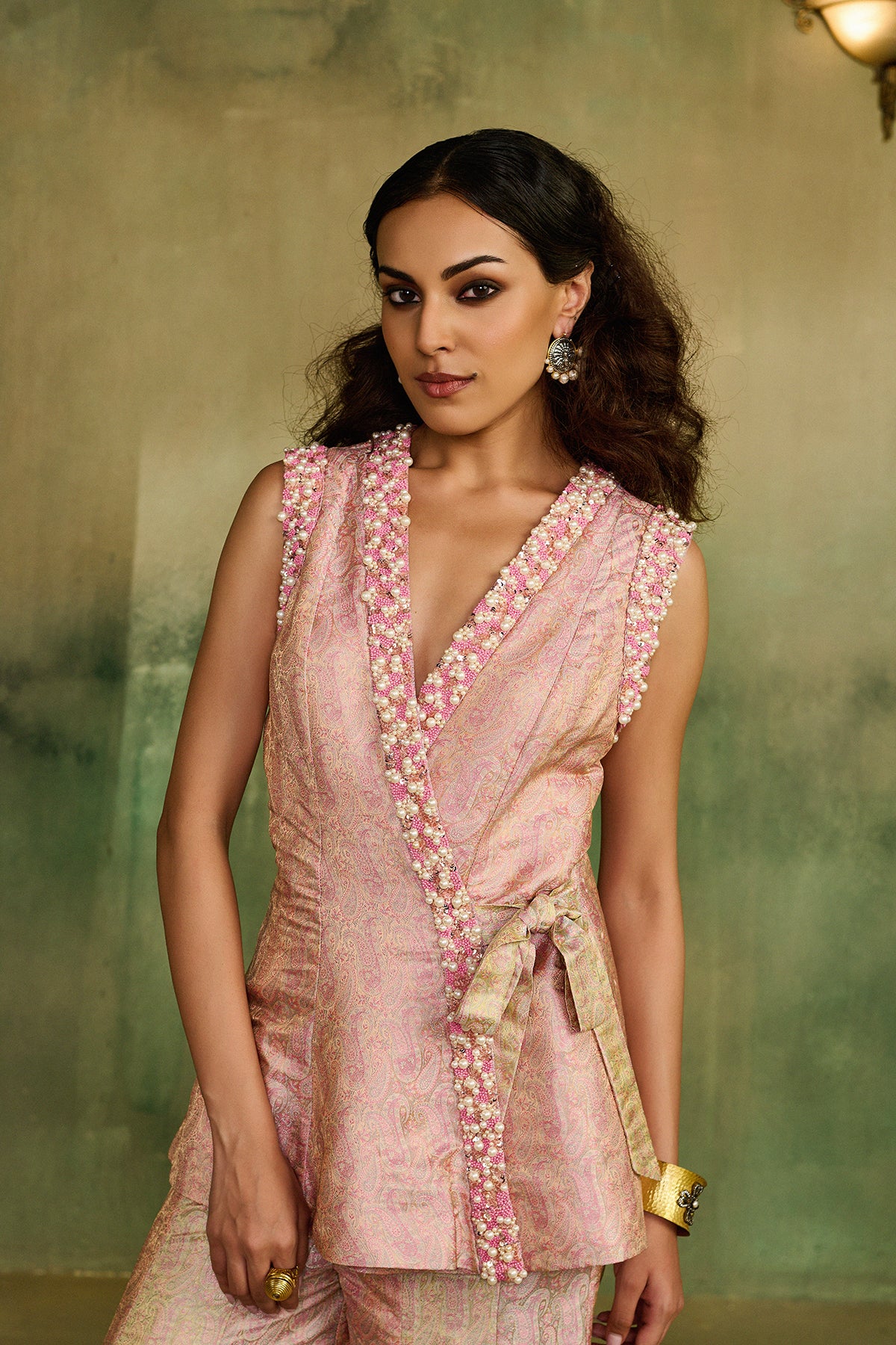 Rose paisley coord set