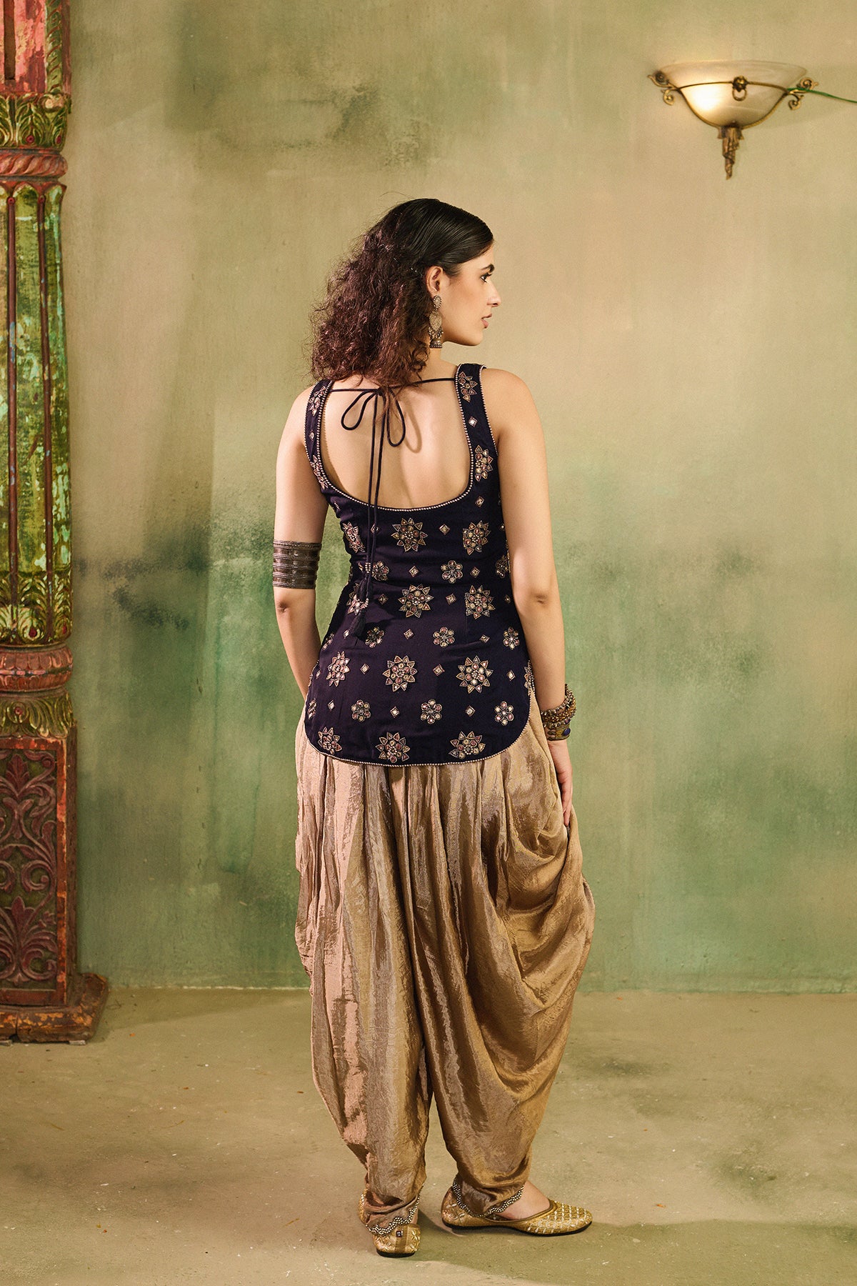 Antique kurta dhoti set
