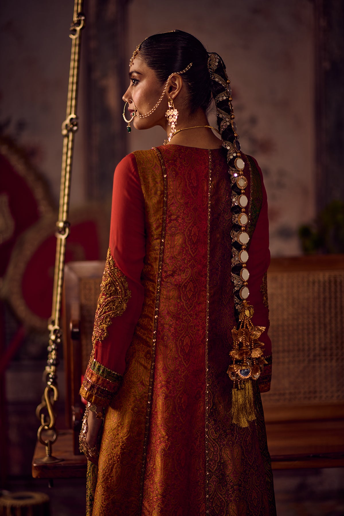 Rang Kali kurta sharara Set