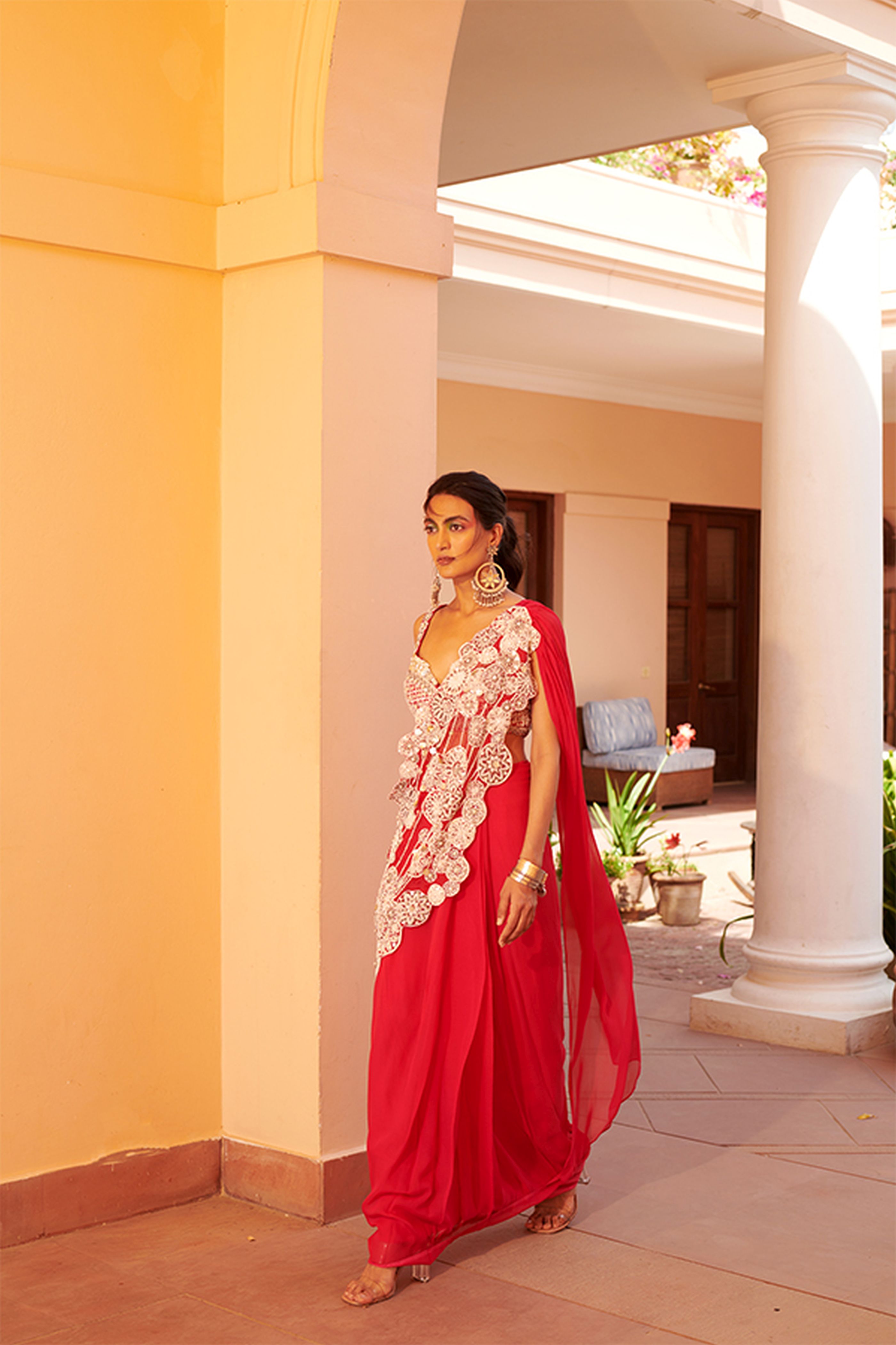 Rani Pink Saree