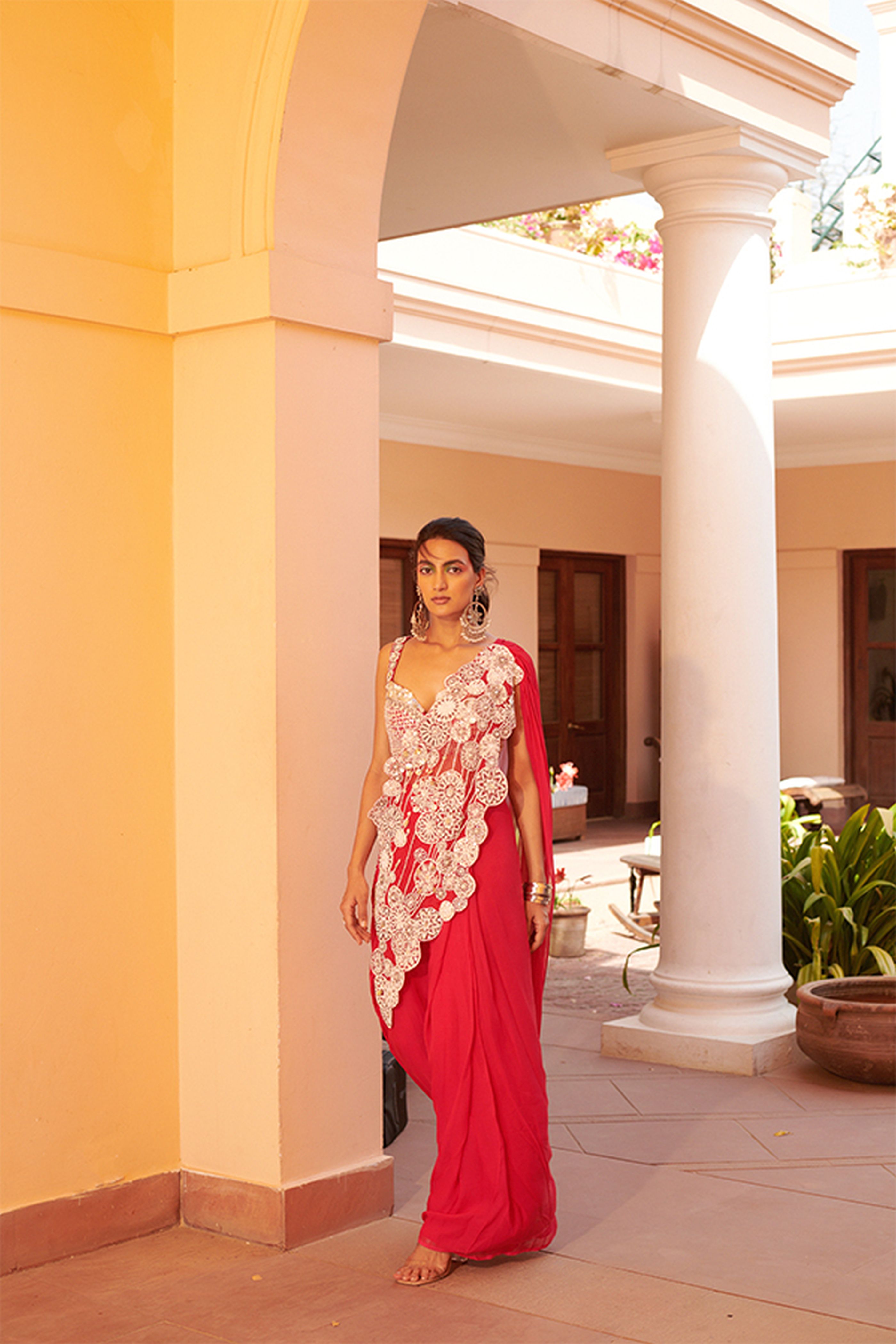 Rani Pink Saree