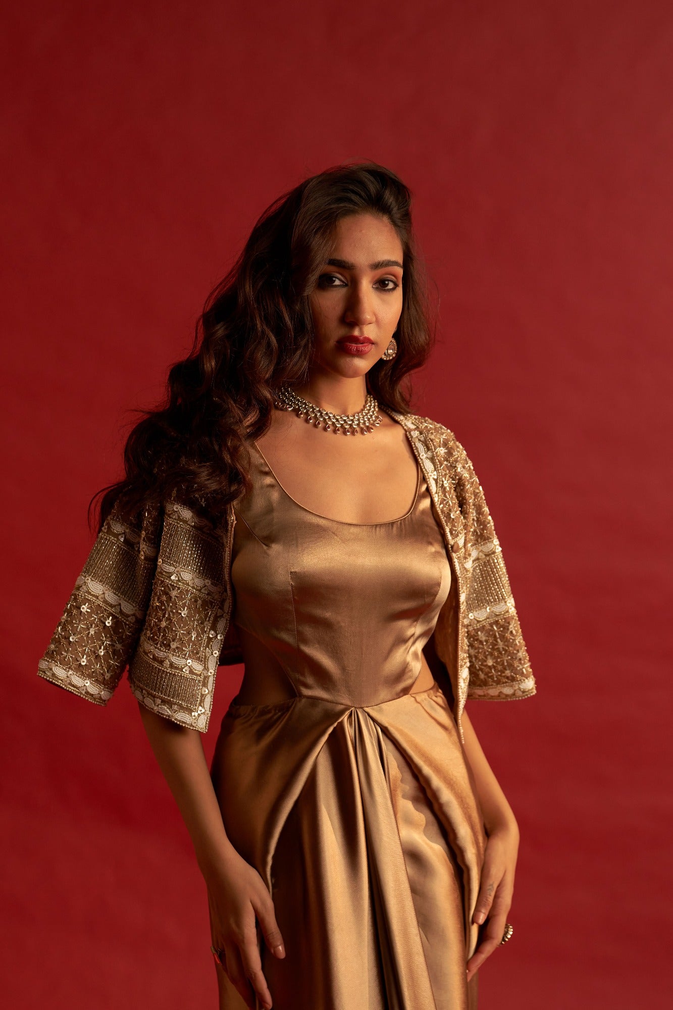 Copper Gold Gown