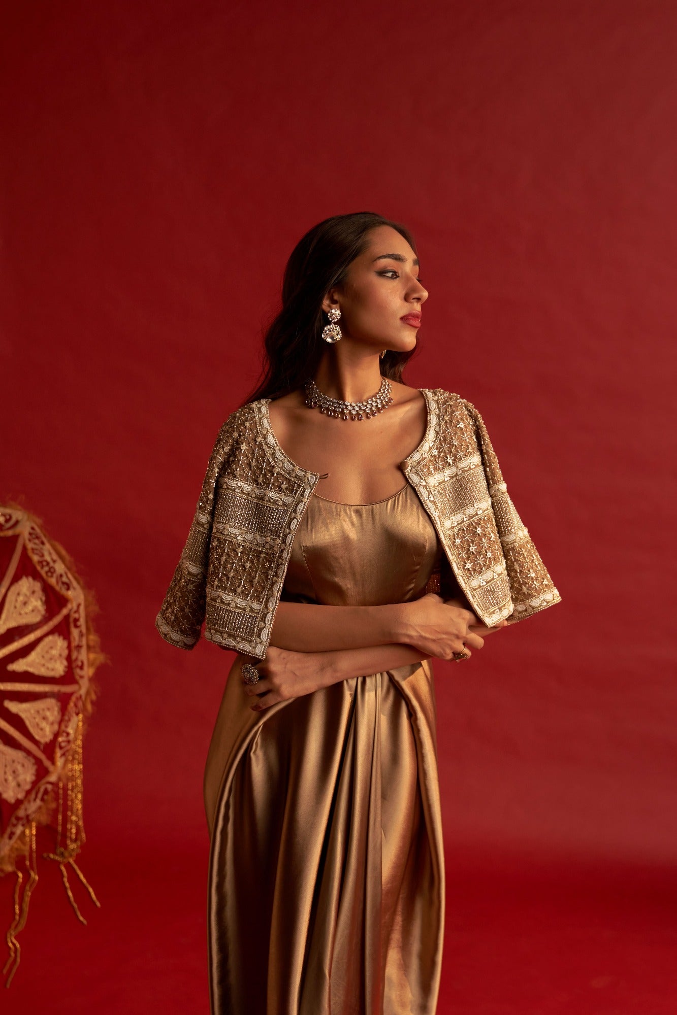 Copper Gold Gown